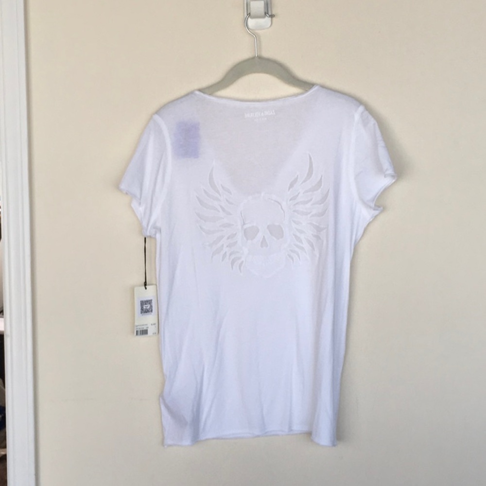 NWT Zadig & Voltaire White Skull Tshirt - Picture 4 of 8